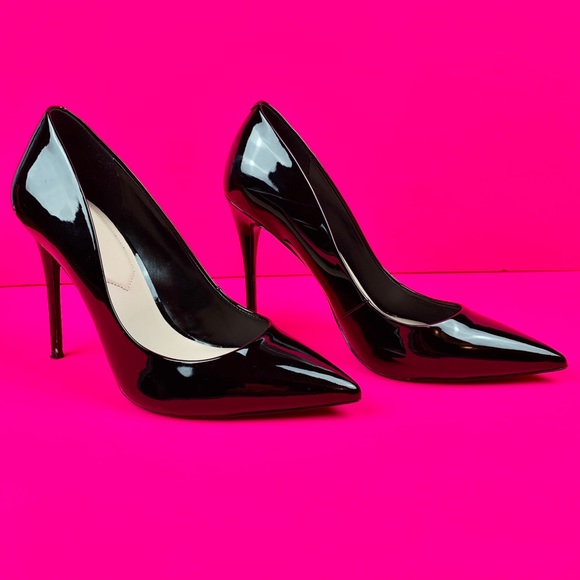 ALDO Black Patent Stiletto Heels - Picture 2 of 8